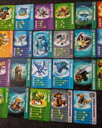 Personaggi/carte Skylander a partire da
