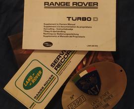 LAND ROVER Range Rover 1ª-2ªs. - 1986