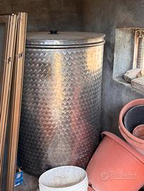 Boiler acciaio per olio/vino