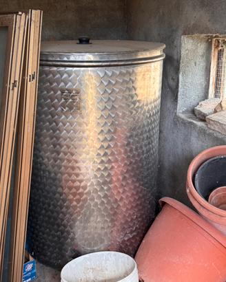 Boiler acciaio per olio/vino