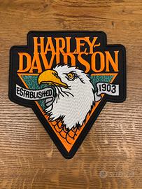 Toppa patch Harley aquila vintage