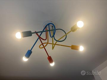 Lampadario Colorato per camera bimbi