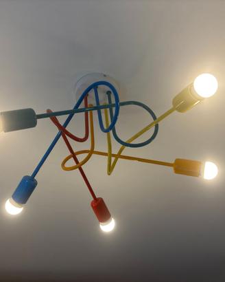 Lampadario Colorato per camera bimbi