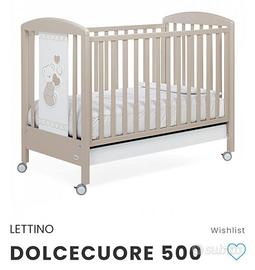Lettino Dolcecuore Foppapedret +MATERASSO-PIUMINO.