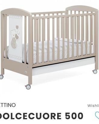 Lettino Dolcecuore Foppapedret +MATERASSO-PIUMINO.
