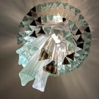 Lampadario Venini trilobo