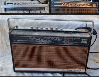 radio a valigetta golf Europa anni  70,si sped.