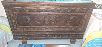 Cassapanca sarda fatta amano,  anno 1920