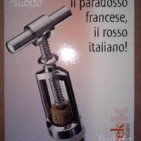 Cartolina vino francese italiano vintage