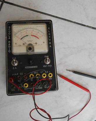 tester analogico scuola radio elettra