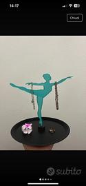 Porta gioielli bigiotteria ballerina