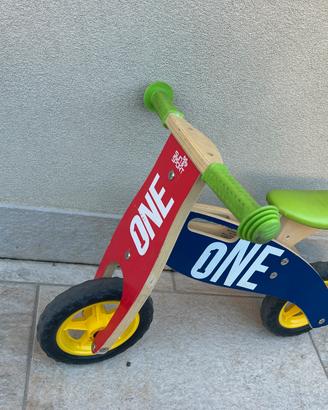 Bici senza pedali per bambino balance bike