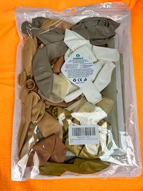 Set palloncini color crema per auguri compleanno