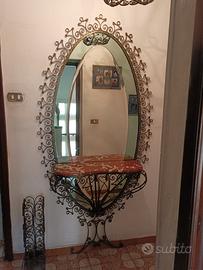 Consolle in ferro battuto