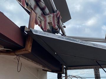 Struttura tenda in alluminio. No tenda