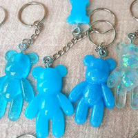 Orsetti portachiavi in resina
