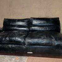 Divani in pelle nera