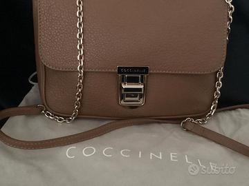 Coccinelle minibag in vera pelle - leggere