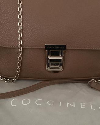 Coccinelle minibag in vera pelle - leggere