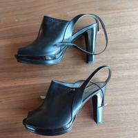 Decolleté punta aperta Nero Giardini