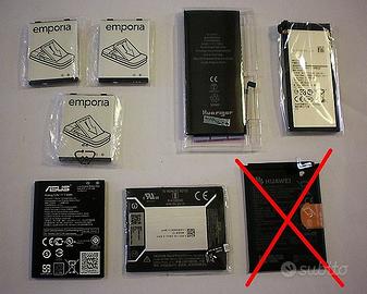 Batterie per vari modelli cellulari e smartphone