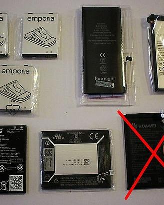 Batterie per vari modelli cellulari e smartphone
