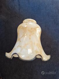 Paralume lampada in vetro vintage 