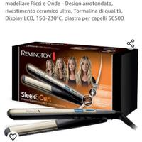 piastra per capelli remington sleek curl come nuov