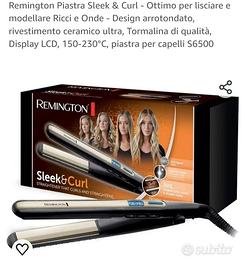 piastra per capelli remington sleek curl come nuov