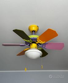 Lampadario ventilatore da soffitto