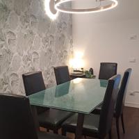 Tavolo in vetro cracklè