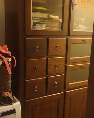 Dispensa pastaia alta in stile "Arte Povera