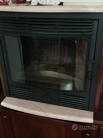 caminetto a incasso a legna 