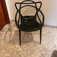 Sedia Masters Nero di Kartell

