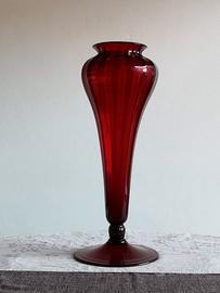 Vaso Murano anni venti Ruby red