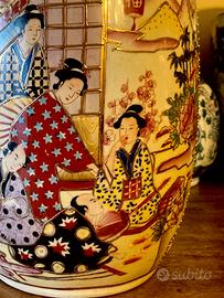 Antico Vaso cinese dipinto in oro Arredamento