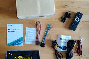 Autoradio 1DIN con CarPlay e Android Auto - Nuova