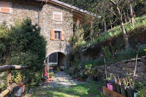 Lake Como - ancient rural stone house with land