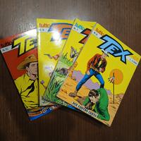 Lotto 4 Fumetti Tex  "Tutto Tex" Numeri 7, 8,9,10