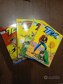 Lotto 4 Fumetti Tex  "Tutto Tex" Numeri 7, 8,9,10