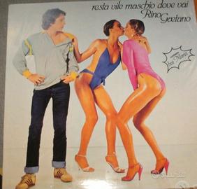 rino gaetano resta vile maschio dove vai lp disco 