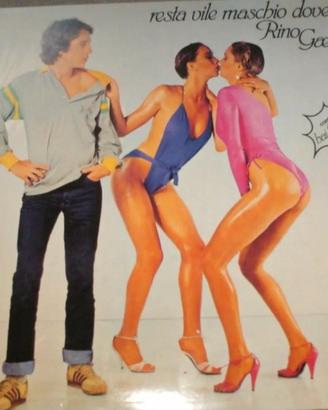 rino gaetano resta vile maschio dove vai lp disco 