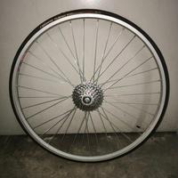 Ruota completa di pacco pignoni