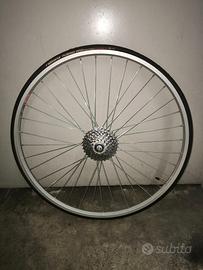 Ruota completa di pacco pignoni