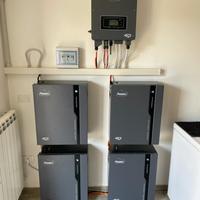Kit fotovoltaico 10kw batteria Litio 6kw impianto