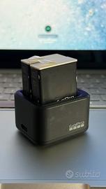 DUAL BATTERY + BATTERIA GOPRO HERO 12/11/10 BLACK