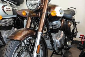 ROYAL ENFIELD CLASSIC 350 BROWN NUOVA DA TARGARE