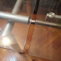 tavolo ripiano in vetro 