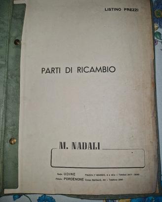 innocenti piaggio guzzi ducati  catalogo ricambi