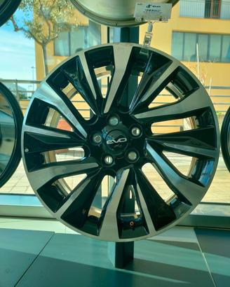 CERCHI IN LEGA "EVO" 8X19 5X114,3 ET49 BLACK DIA